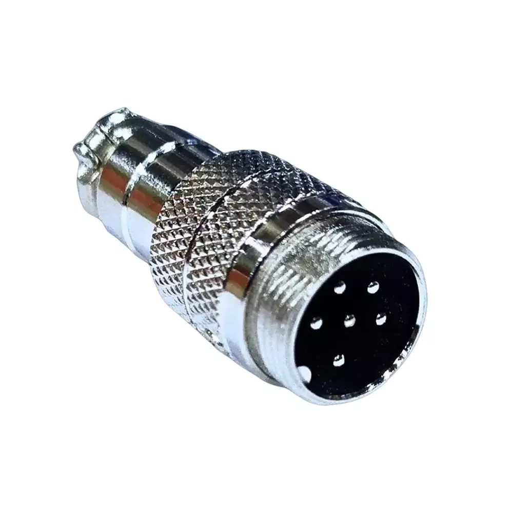 SETMI INDIA GX16 Aviation Connector Male 16 mm Circular 5-15 A with Solder Type 6-Pin