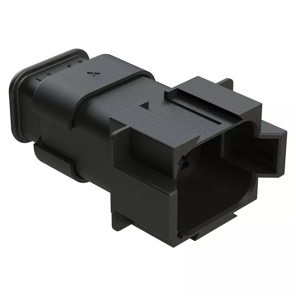 AMPHENOL SINE/TUCHEL AUTOMOTIVE HOUSING, RCPT, 8POS, 13A, AT04-08PB-SRBK
