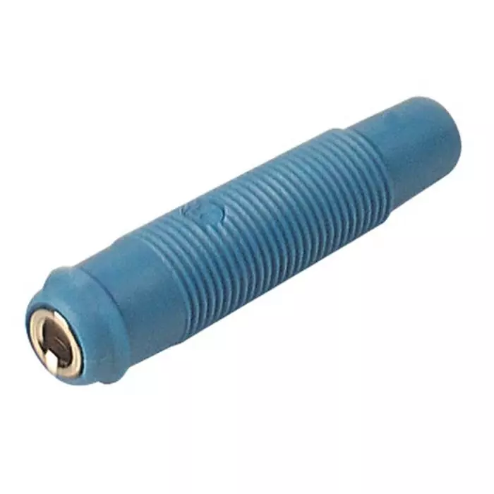 HIRSCHMANN TEST AND MEASUREMENT Banana Socket Blue Female 4 mm Connector Solder Termination 16A 30 V AC 60V DC, 931804102 (Pack of 500)