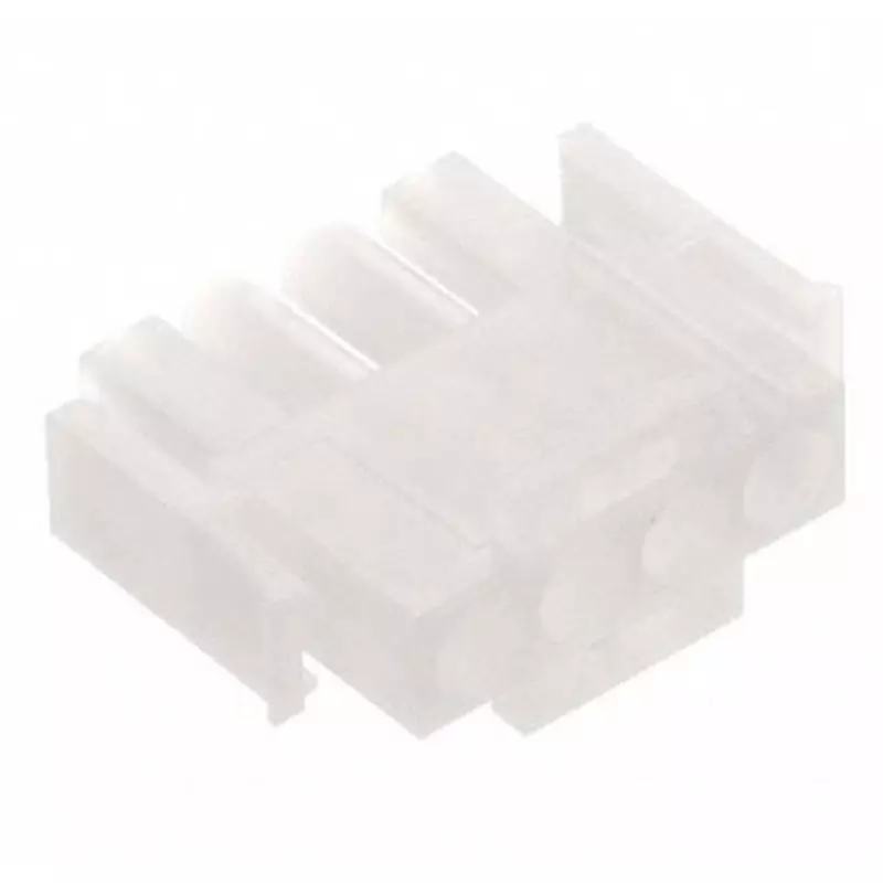 TE CONNECTIVITY Male Connector Housing 4 Pole, 1-480702-0