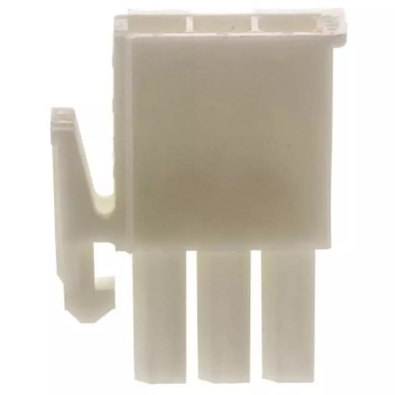 TE CONNECTIVITY Male Connector Housing 3 Pole, 172166-1 (Pack of 500)