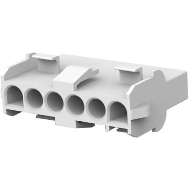 TE CONNECTIVITY Female Connector Housing 6 Pole, 926307-3 (Pack of 5)