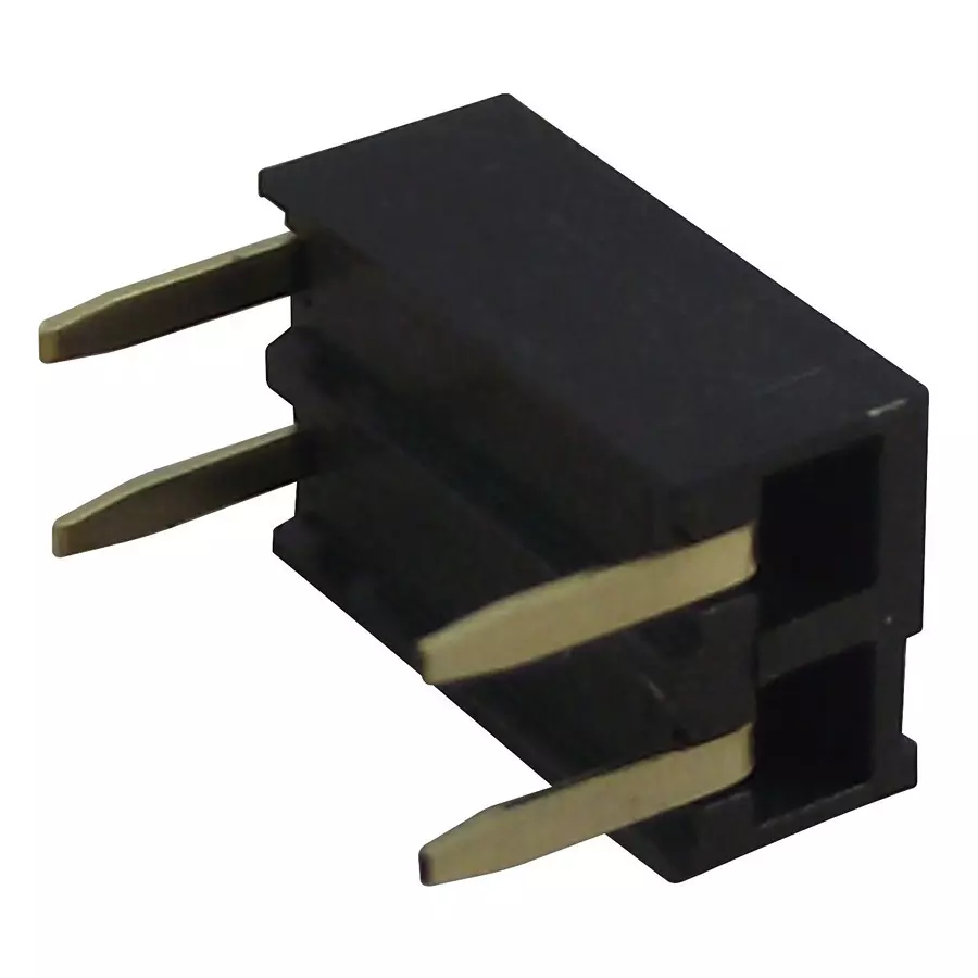 MULTICOMP PRO PCB Receptacles SOCKET, PCB, R/A, 1 ROW, 6WAY, 2212BR-06G (Pack of 5)