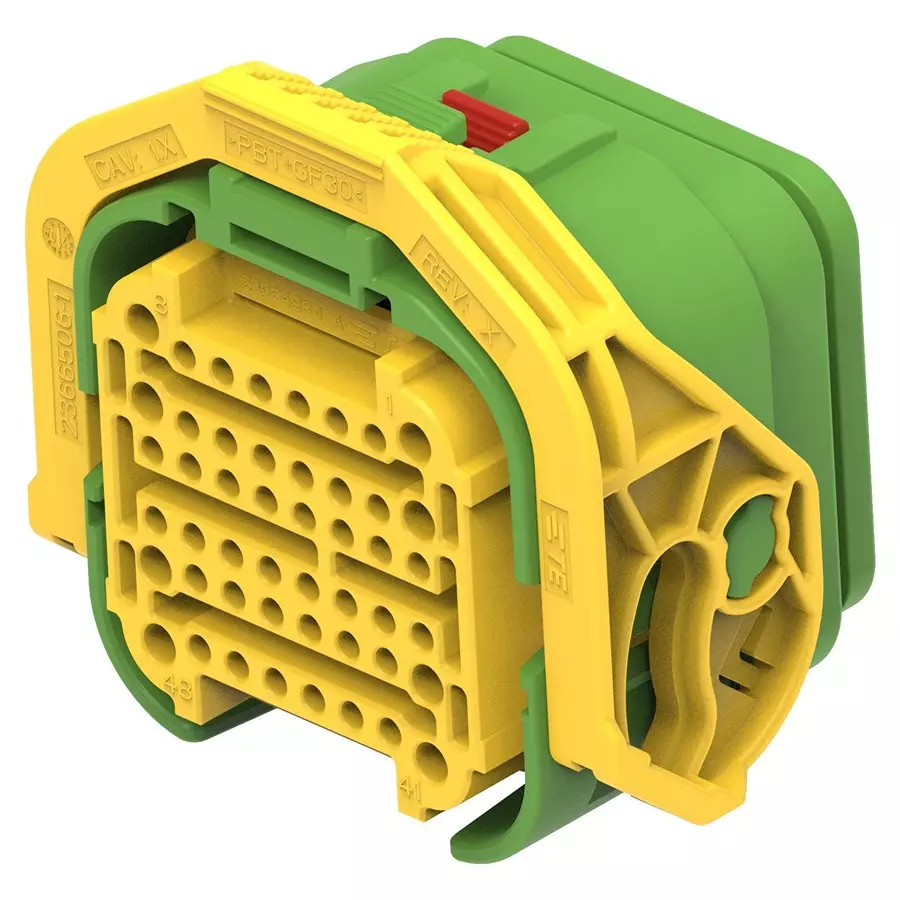 AMP - TE CONNECTIVITY AUTOMOTIVE HOUSING, PLUG, 48POS, 24V/13A, 2366494-3