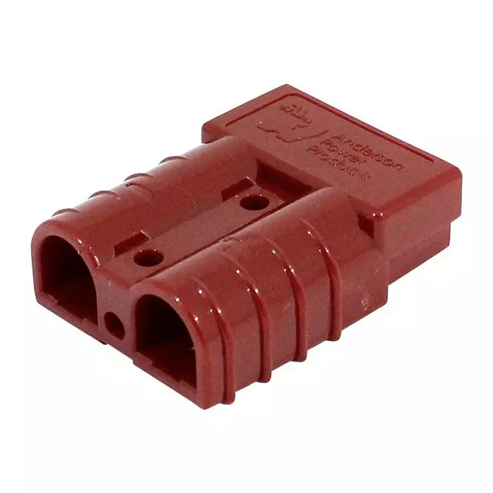 ANDERSON POWER PRODUCTS PLUG/RCPT HOUSING, 2POS, PC, RED, 6810G3-BK