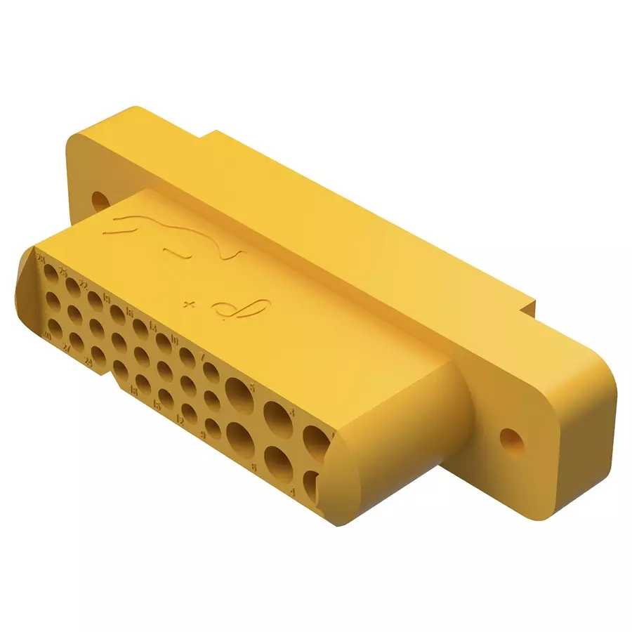 POSITRONIC RECT PWR HOUSING, RCPT, 30POS, CABLE, GFSH624F1H/AA