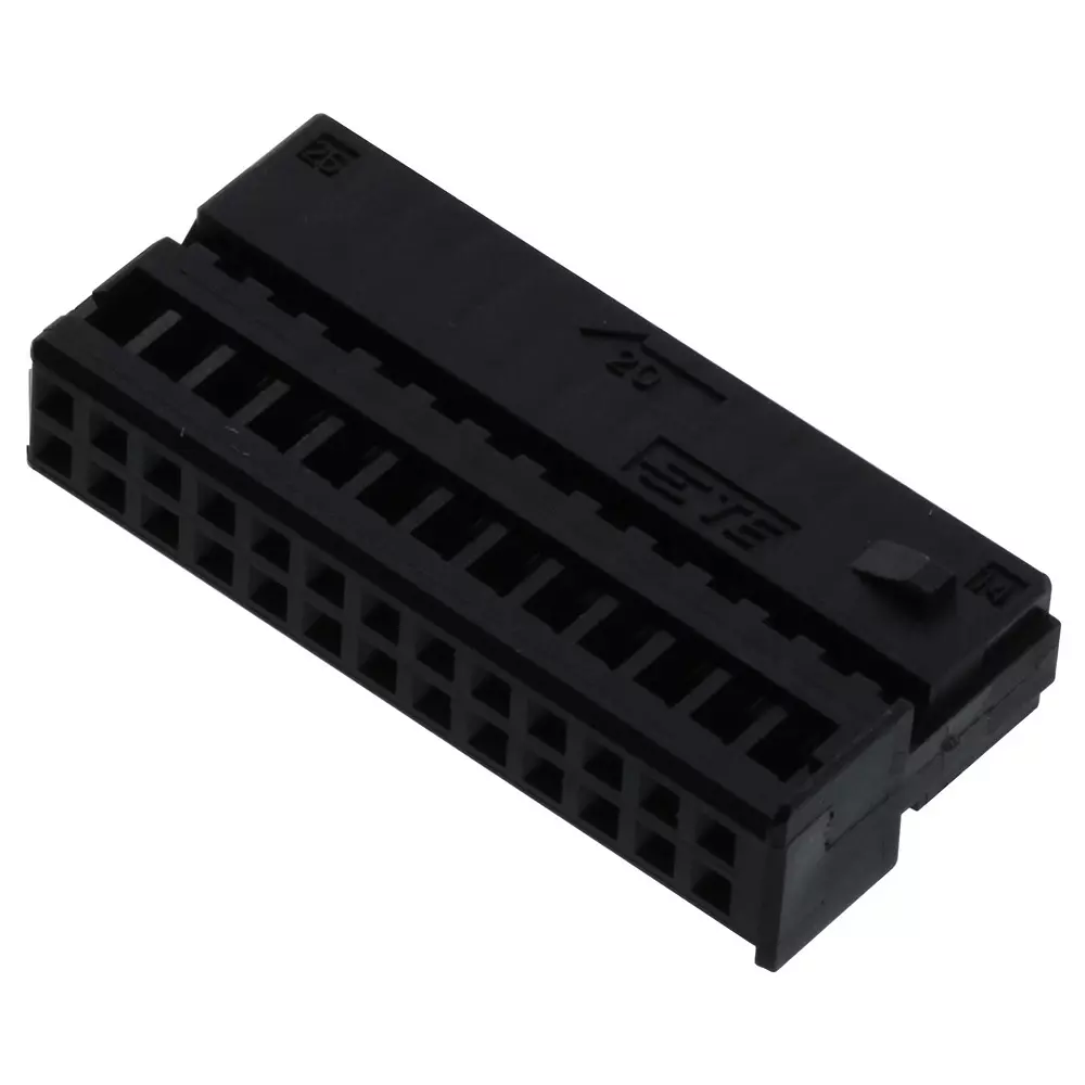 TE CONNECTIVITY Automotive Conn Housing, Rcpt, 26Pos, 185875-1 (Pack of 10)