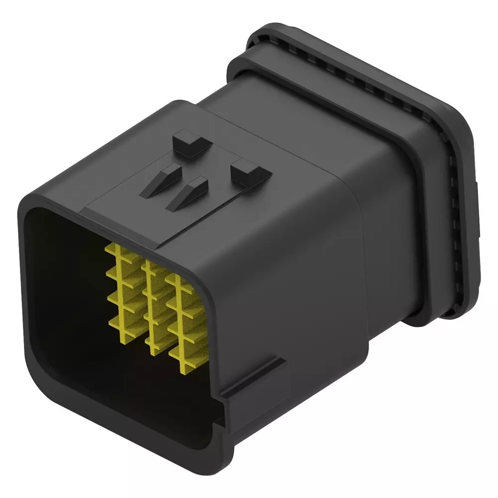 TE CONNECTIVITY Automotive Housing, Rcpt, 20Pos, Blk, 2350891-1