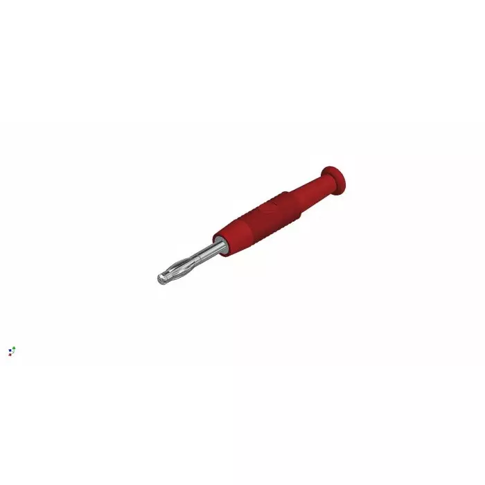 HIRSCHMANN TEST AND MEASUREMENT Banana Connector Red male 6A 30 V AC 60V DC, 938420101 (Pack of 100)