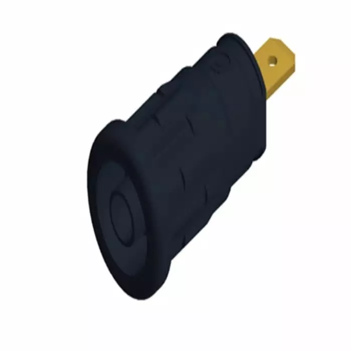 HIRSCHMANN TEST AND MEASUREMENT Banana Connector Green Female 4 mm Tab Termination 24A 1kV Gold Plating, 972361104 (Pack of 5)