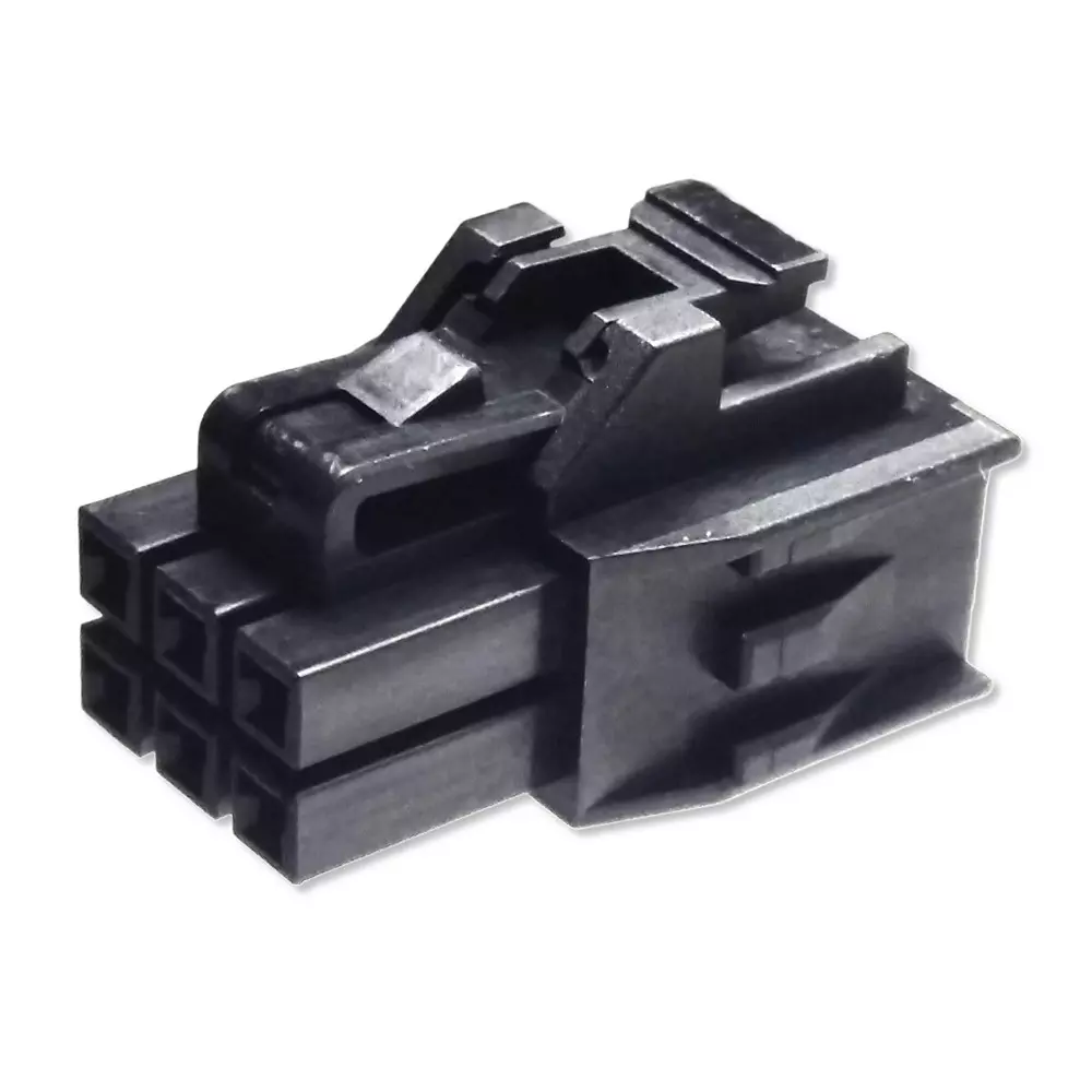 MULTICOMP PRO Connector Housing 6 Ways 2.5 mm Pitch Spacing, MP-5550-06-BK