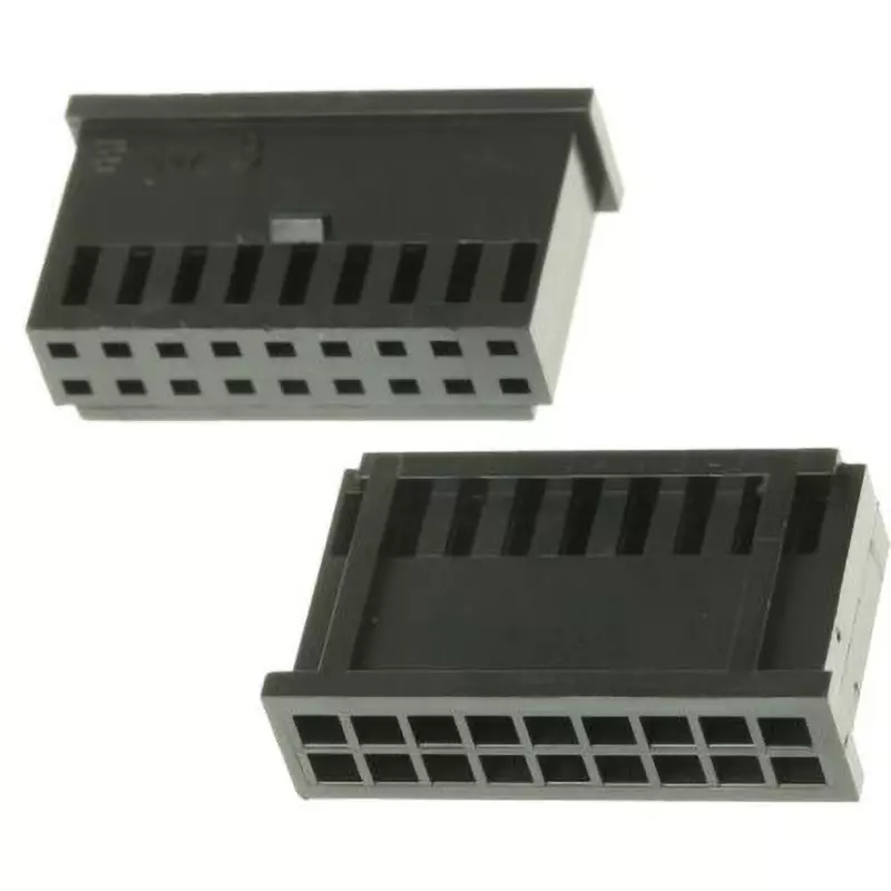 TE CONNECTIVITY Female Connector Housing 2 Lines, 280513 (Pack of 10)