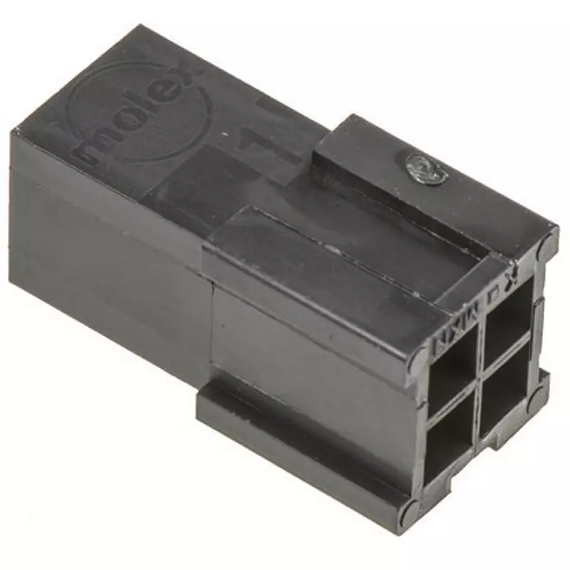 TE CONNECTIVITY Male Connector Housing 6 Pole, 926300-3 (Pack of 5)