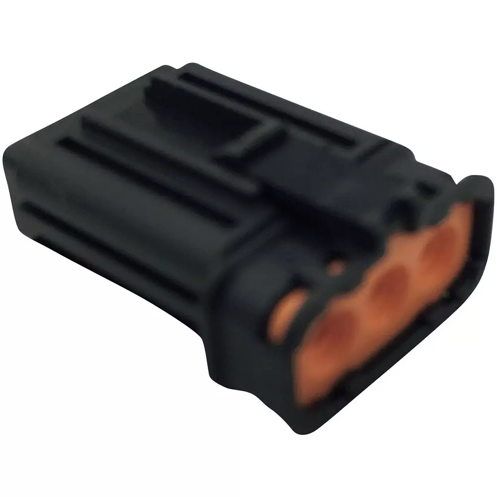 Minebea Connect Waterproof Connector Housing 16 to 22 Applicable Wire Range Awg 3 No. of Pole 0.3, CE01A6-03B0-03 (Pack of 500)