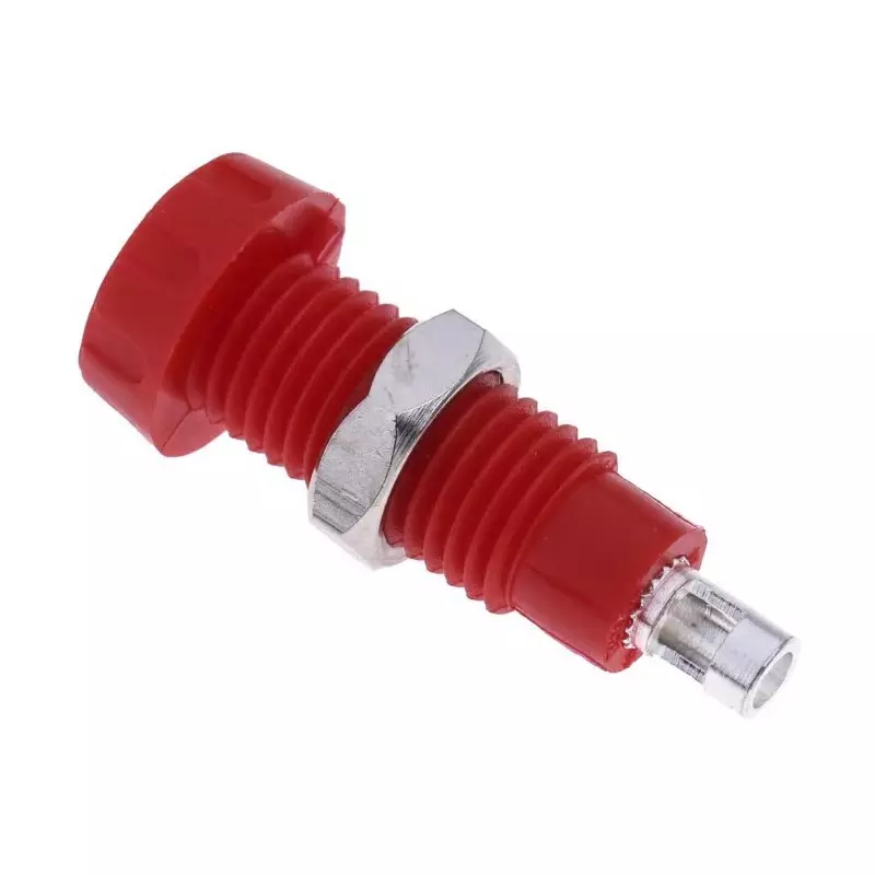 RS PRO 4  mm Red Female Banana Connectors - Solder Termination, 50 V, 10 A, 1806653