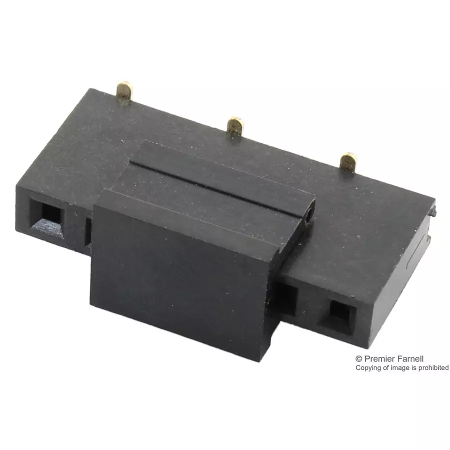 MULTICOMP PRO PCB Receptacles CONNECTOR, RCPT, 6POS, 1ROW, 2.54MM, 2212SM-06G-75-B1-PCR