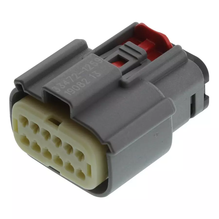 MOLEX Automotive Connector Housings AUTOMOTIVE HOUSING, RCPT, 12POS, 22A 33472-1259