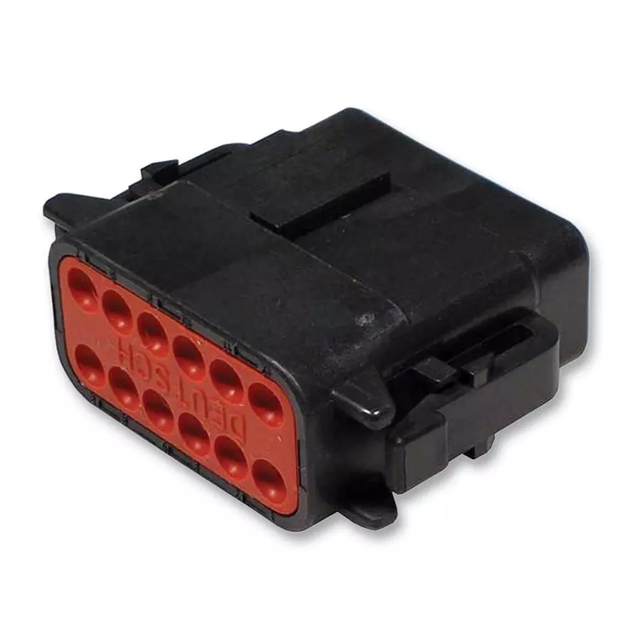 DEUTSCH - TE CONNECTIVITY AUTOMOTIVE CONN HOUSING, PLUG, 8POS, DTM06-08SA-EE04