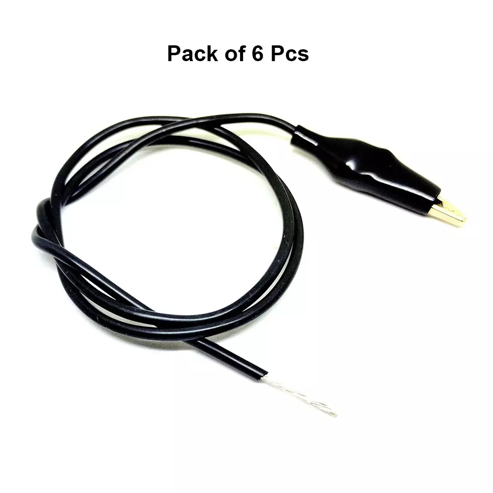 invento-mini-crocodile-alligator-clip-with-20-awg-500-mm-length-05-sqmm-silicone-wire-black-isc-3015-3-pack-of-6-pcs