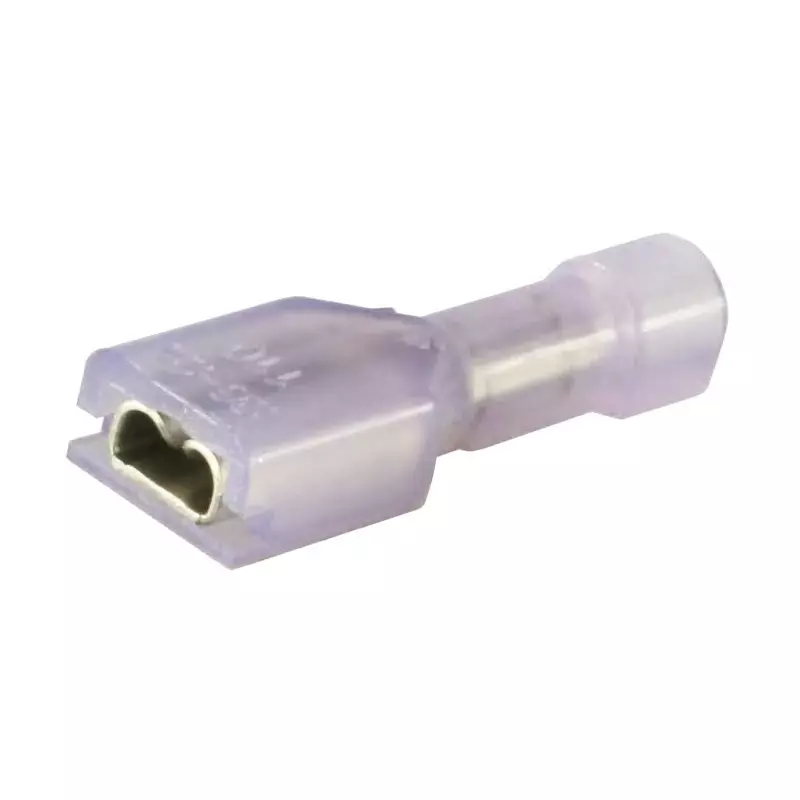 RS PRO Violet Insulated Female Spade Connector, , 0.5 x 2.8 mm Tab Size, 2055274 (Pack of 50 pcs)