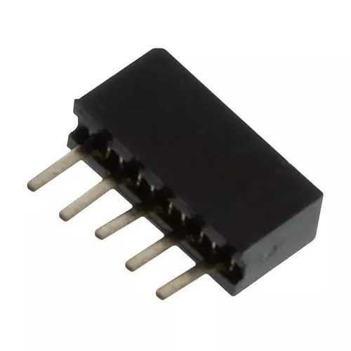 MULTICOMP PRO PCB Receptacles CONNECTOR, RCPT, 5POS, 1ROW, 1.27MM, MC-SVT1-S05-G (Pack of 5)