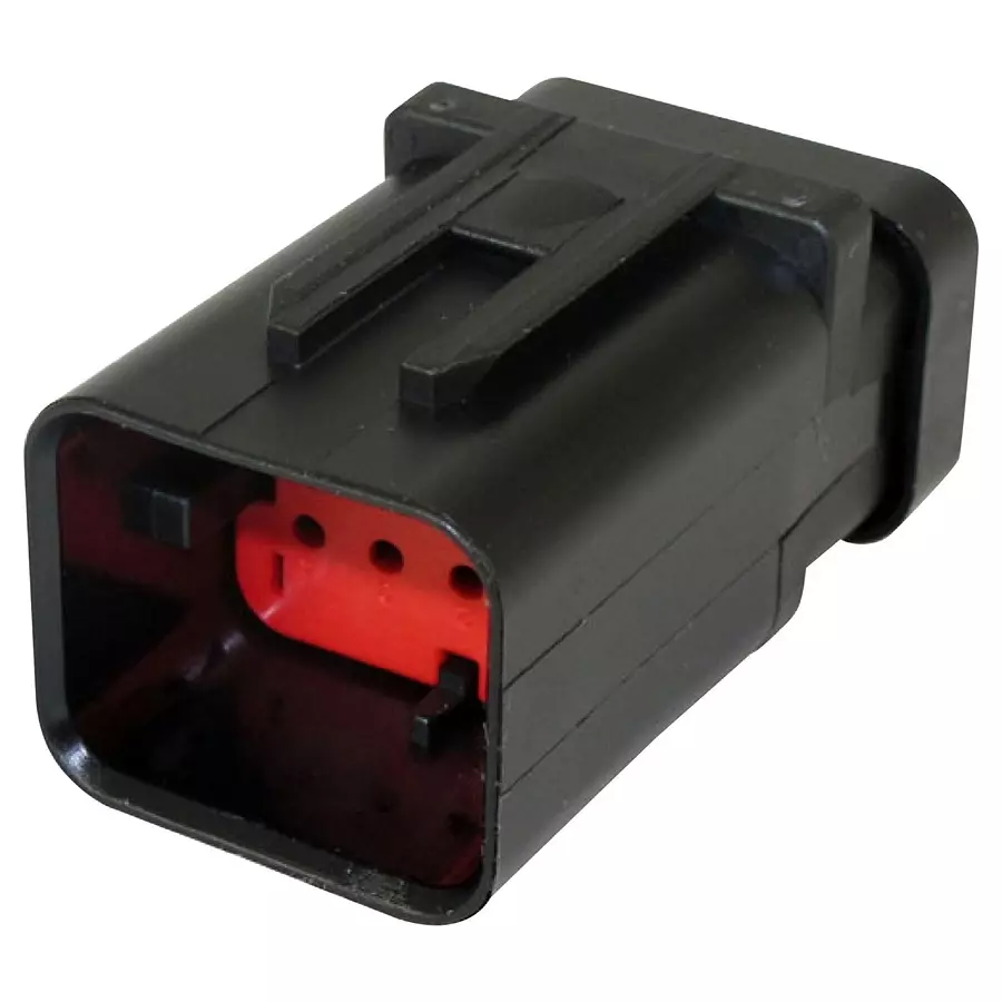 AMP - TE CONNECTIVITY CONNECTOR HOUSING, RCPT, 6POS, 4.5MM, 776538-1