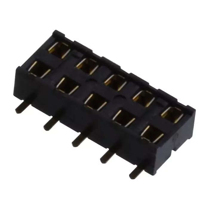 AMPHENOL COMMUNICATIONS SOLUTIONS CONNECTOR, RCPT, 10POS, 2ROW, 2MM, 91596-110LF