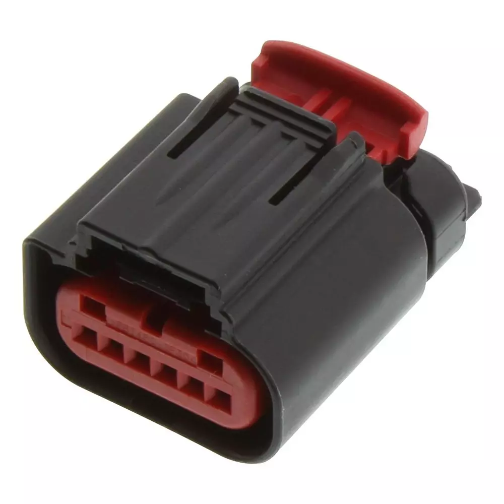 TE CONNECTIVITY Automotive Conn Housing, Rcpt, 6Pos, 1438153-5
