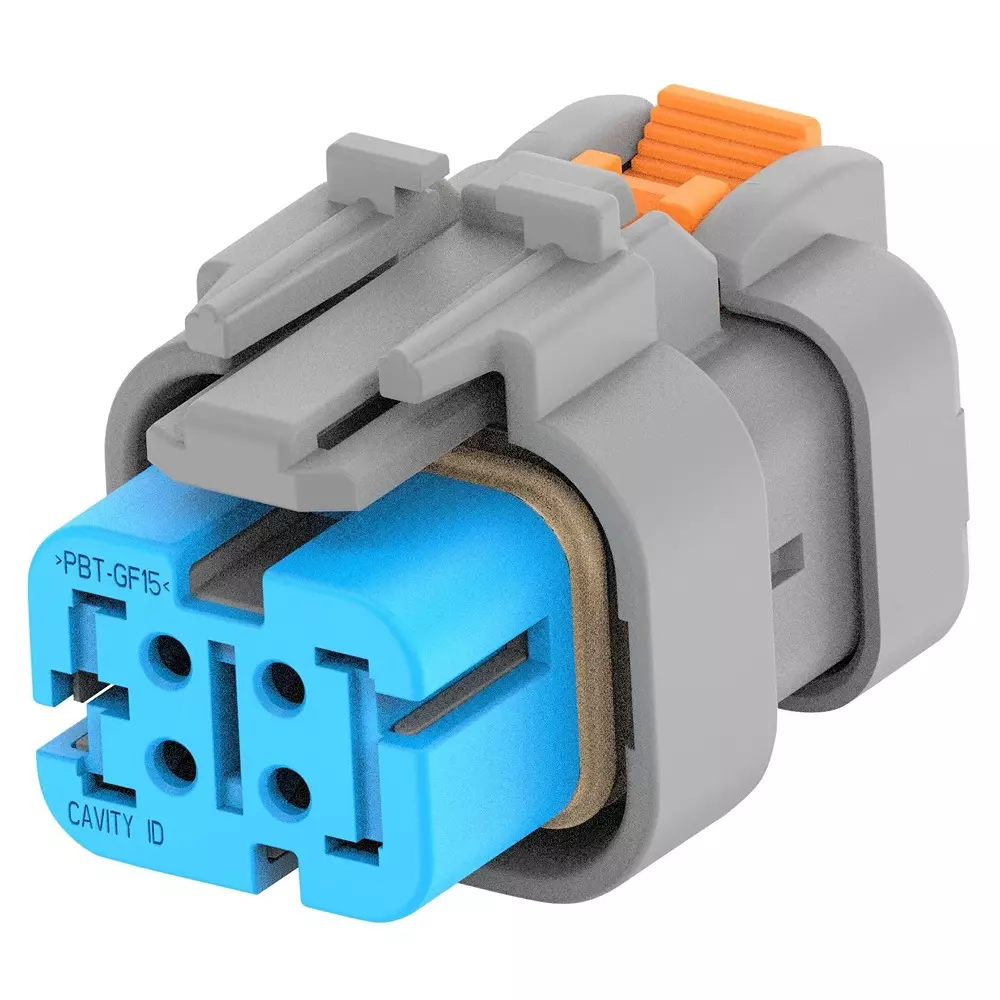 TE CONNECTIVITY Automotive Housing, Plug, 4Pos, Key B, 2320922-2