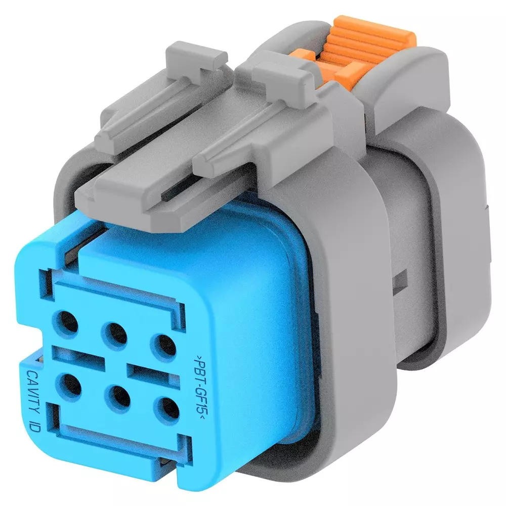 TE CONNECTIVITY Automotive Housing, Plug, 6Pos, Key B, 2320923-2