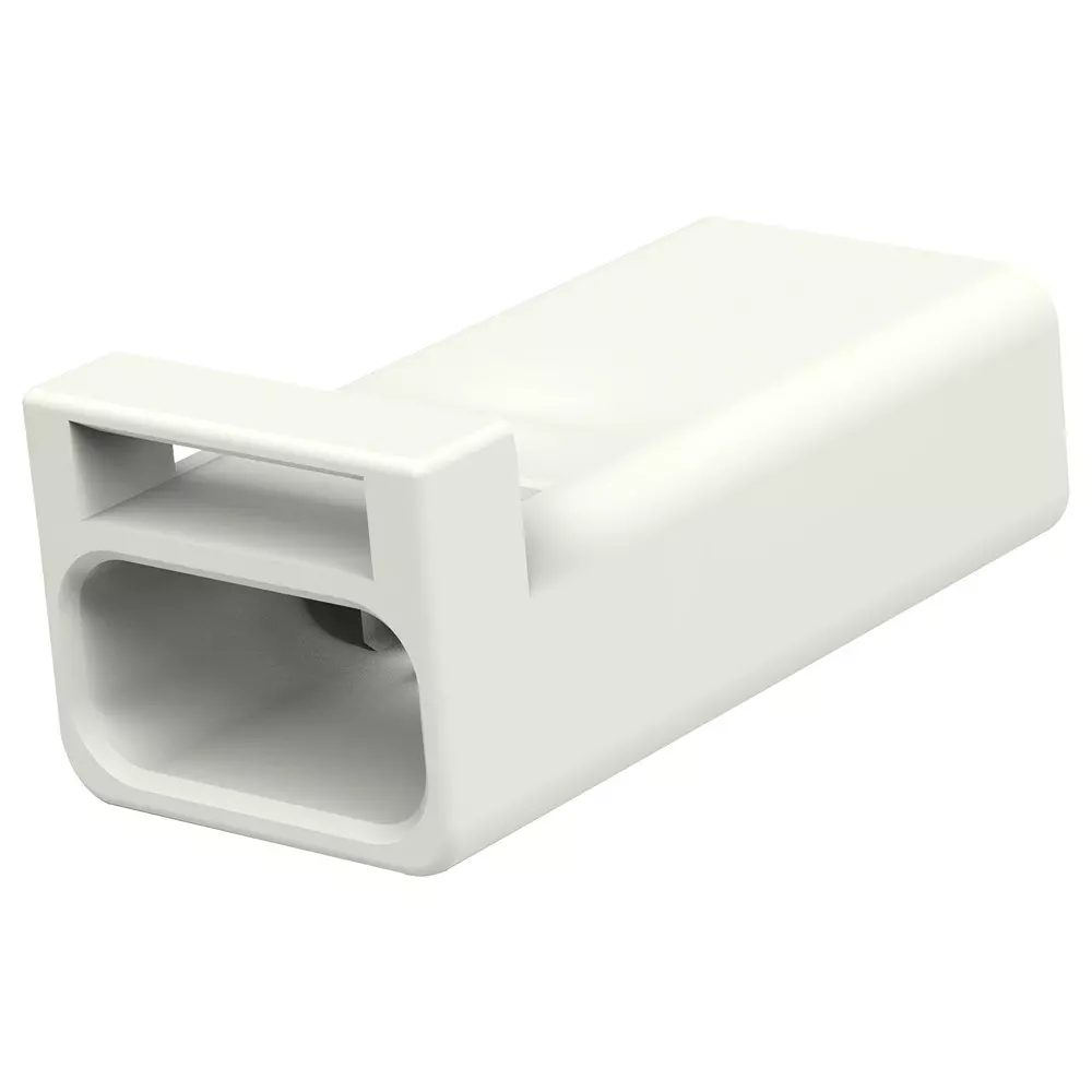 TE CONNECTIVITY Receptacle Housing, 3Pos, Pbt, White, 1-2834075-3 (Pack of 10)