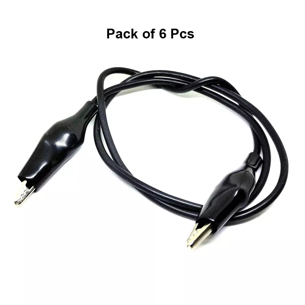 invento-double-ended-mini-crocodile-alligator-clip-with-20-awg-500-mm-length-05-sqmm-silicone-wire-black-isc-3018-3-pack-of-6-pcs