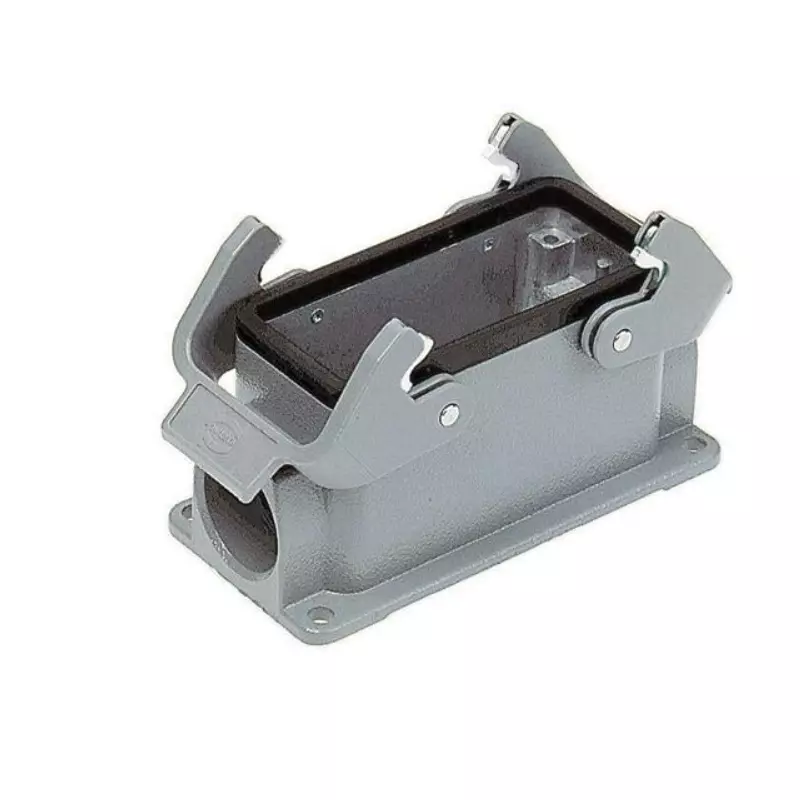 Harting Han B Connector Housing Base Surface HC Side Entry 2 Levers PG29 Thread and 16B Size