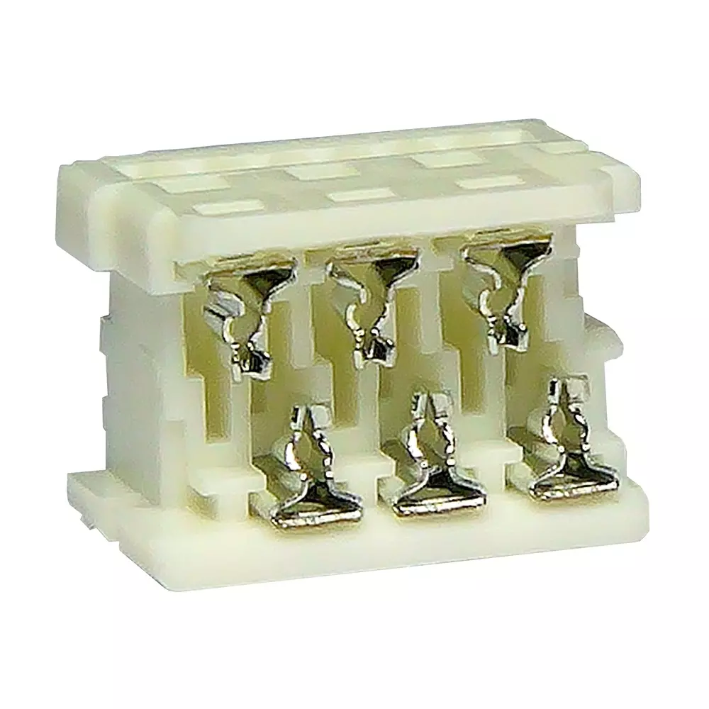 MULTICOMP PRO Connector Housing 6 Ways 1.27 mm Pitch Spacing, MP008690