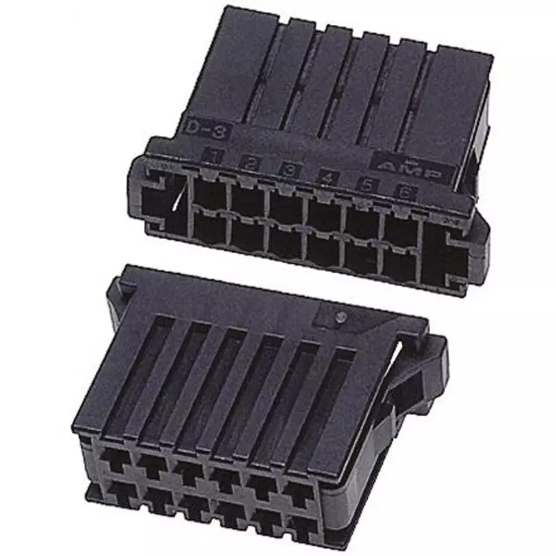 TE CONNECTIVITY Female Connector Housing 12 Pole, 178289-6