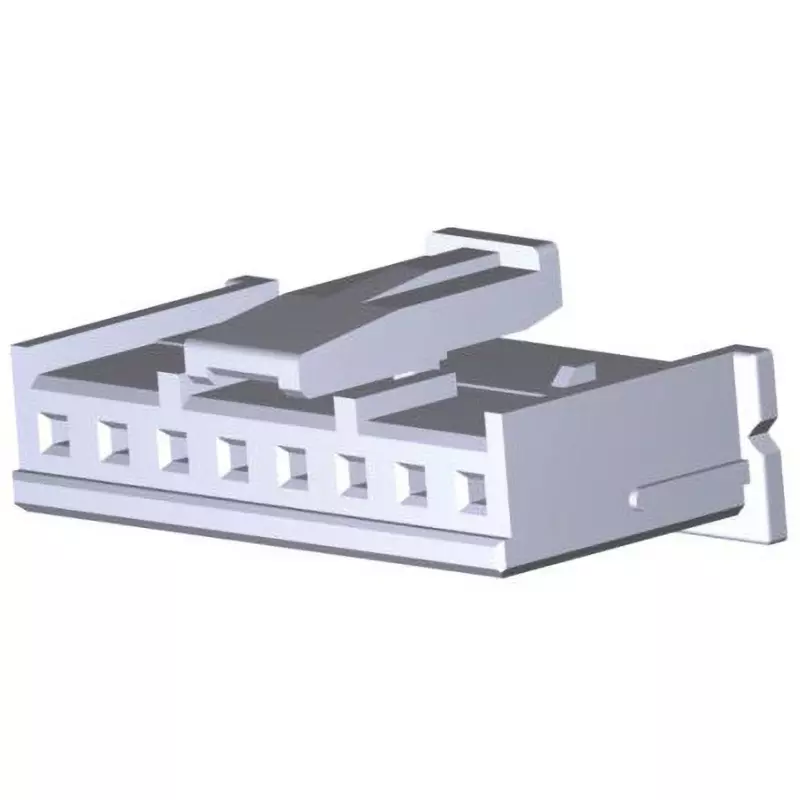 TE CONNECTIVITY Male Connector Housing 1 Lines, 1969442-2 (Pack of 10)