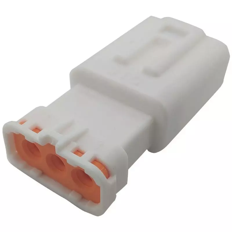 Minebea Connect Waterproof Connector Housing 16 to 22 Applicable Wire Range Awg 3 No. of Pole 0.3, CE01A5-03N0-03 (Pack of 500)