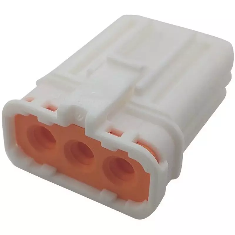 Minebea Connect Waterproof Connector Housing 16 to 22 Applicable Wire Range Awg 3 No. of Pole 0.3, CE01A6-03N0-03 (Pack of 500)