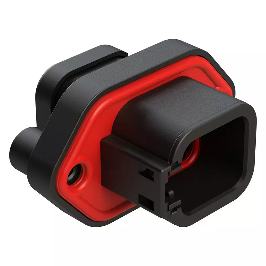 AMPHENOL SINE/TUCHEL AUTOMOTIVE HOUSING, RCPT, 6POS, 25A, BLK, ATP04-6P-PM14BK.