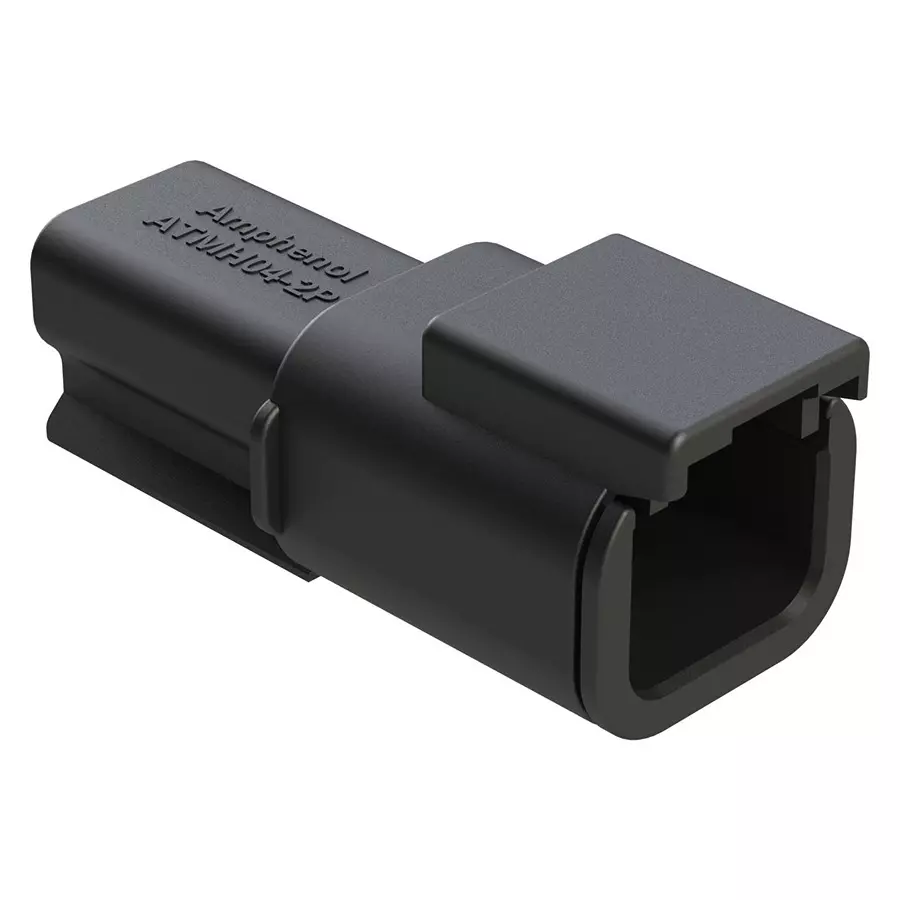 AMPHENOL SINE/TUCHEL AUTOMOTIVE HOUSING, RCPT, 2POS, 7.5A, ATMH04-2PB
