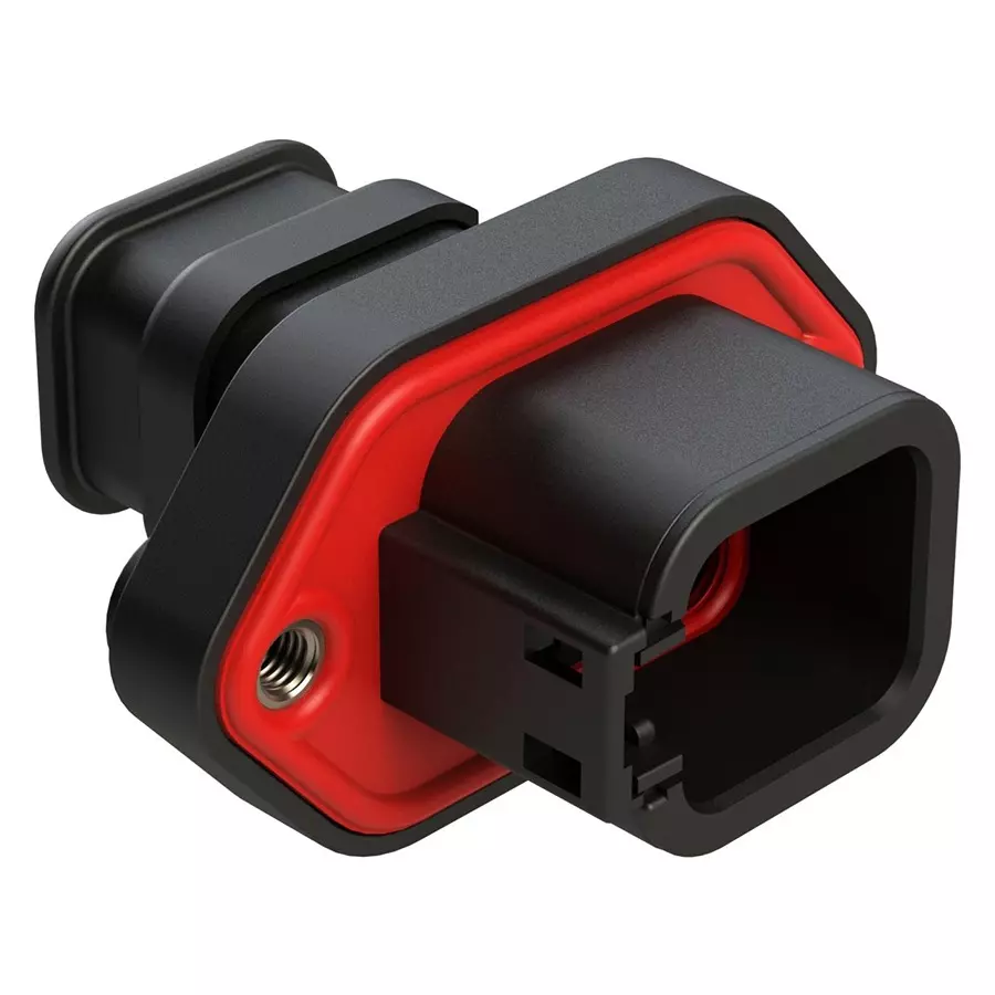 AMPHENOL SINE/TUCHEL AUTOMOTIVE HOUSING, RCPT, 6POS, 25A, BLK, ATP04-6P-PM06SRBK.