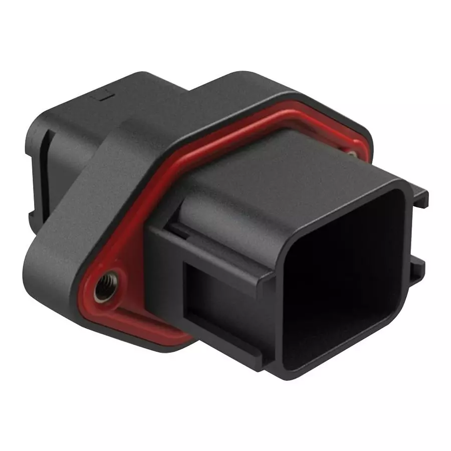 AMPHENOL SINE/TUCHEL HOUSING, RCPT, 18POS, PLASTIC, BLACK, ATV02-18PB