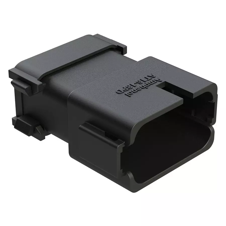 AMPHENOL SINE/TUCHEL AUTOMOTIVE HOUSING, RCPT, 18POS, 13A, AT16-18PD-K004