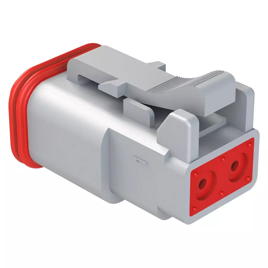 AMPHENOL SINE/TUCHEL PLUG, AT, 2 WAY, SKT, AT06-2S (Pack of 10 Pcs)
