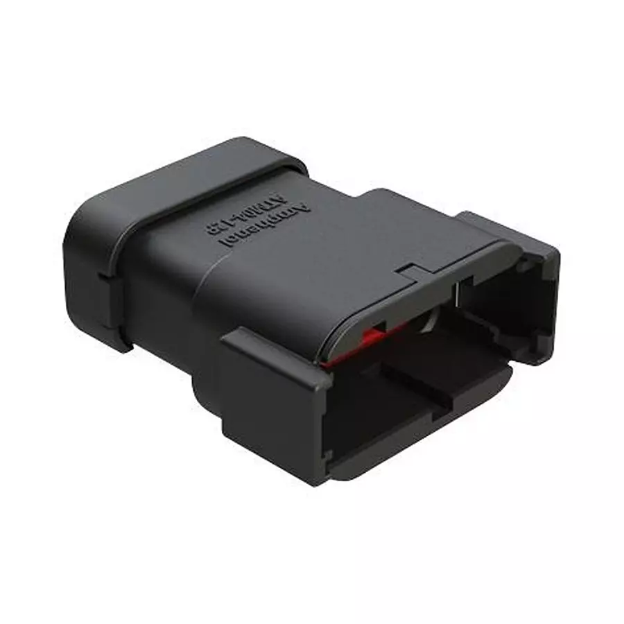 AMPHENOL SINE/TUCHEL AUTOMOTIVE HOUSING, RCPT, 12POS, 7.5A, ATM04-12PB-SF1BK.