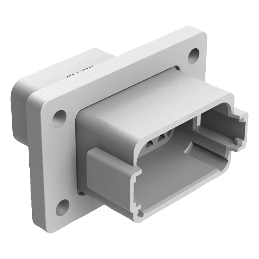 AMPHENOL SINE/TUCHEL HOUSING, RCPT, 12POS, PLASTIC, GREY, AT04-12PA-L012