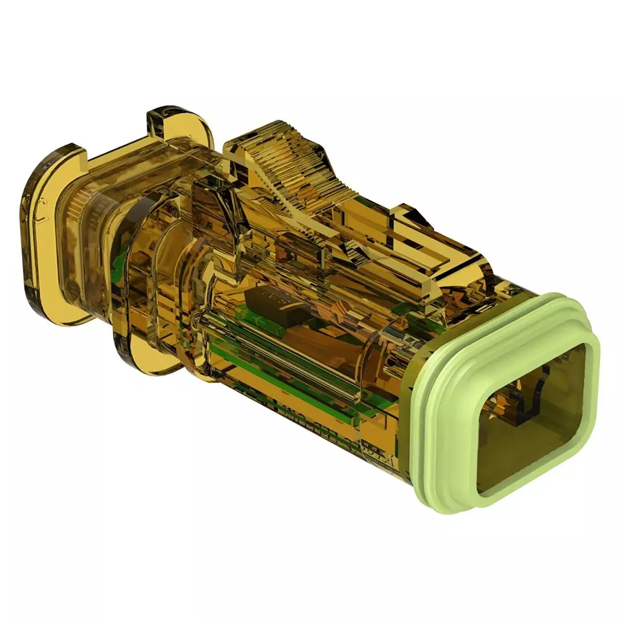 AMPHENOL SINE/TUCHEL AUTOMOTIVE HOUSING, PLUG, 2POS, 13A, AT06-2S-LED12VR1-OMC.