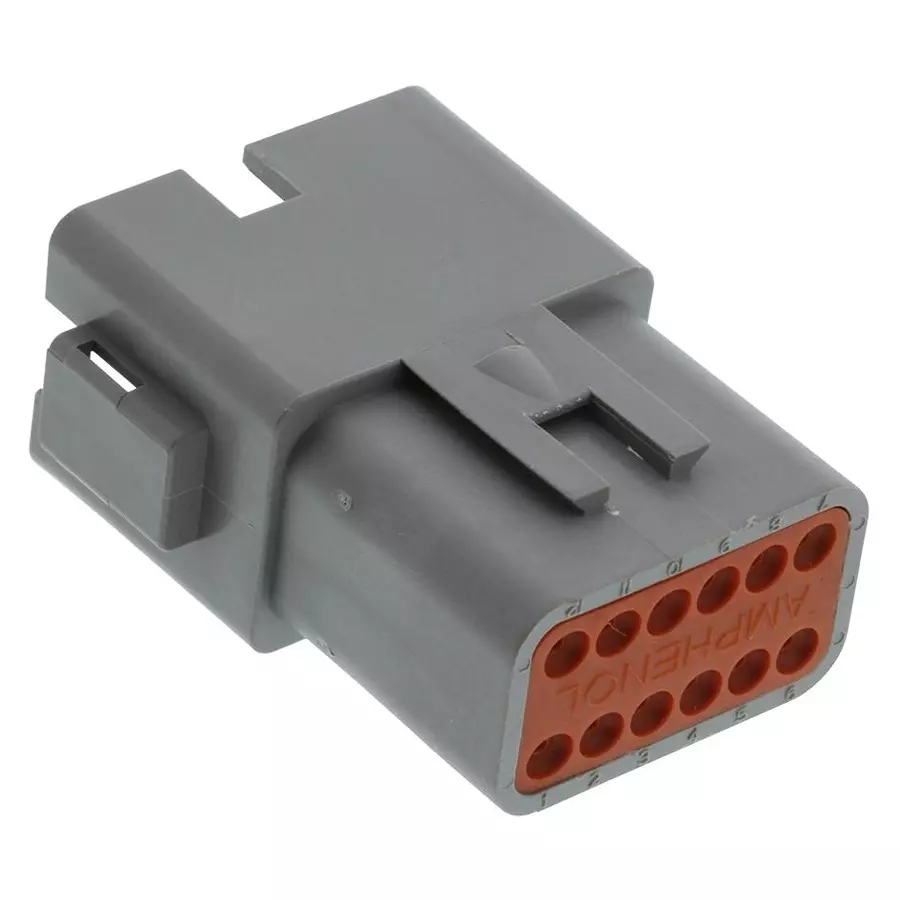 AMPHENOL SINE/TUCHEL RECEPTACLE, AT, 12 WAY, PIN, AT04-12PA