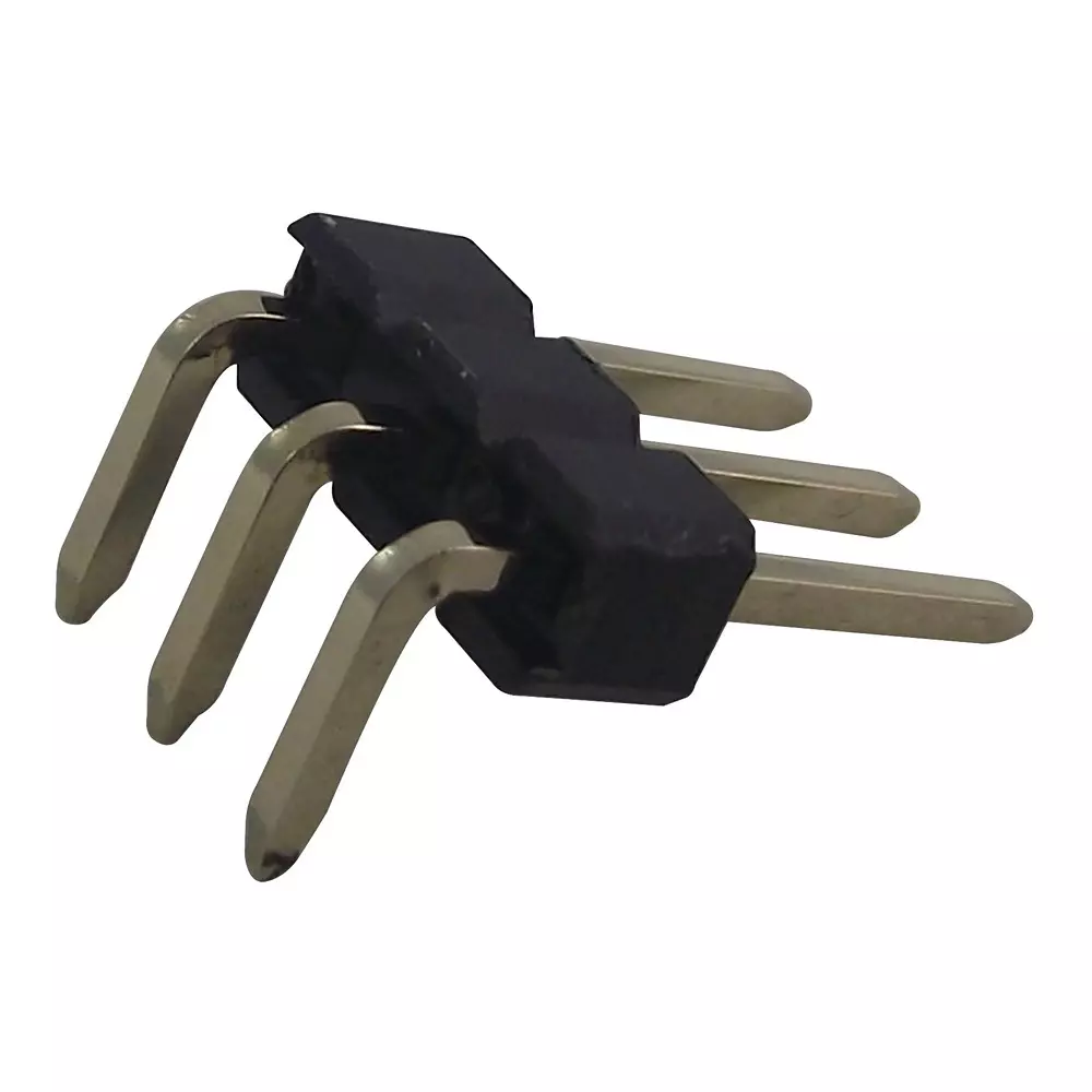 WURTH ELEKTRONIK Header, 2.54 mm, Pin, Tht, R/A, 3Way, 61300311021 (Pack of 10)