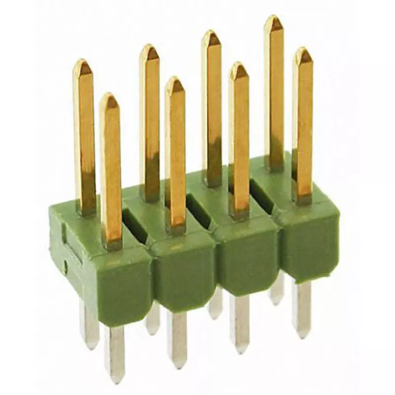TE CONNECTIVITY AMPMODU MOD II Pin Header 2.54 mm Pitch 8 Contacts, 826632-4 (Pack of 10)